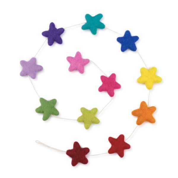 Sjaal met verhaal - Viltslinger Ster Multicolor