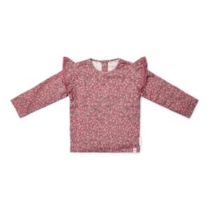 Little Dutch - T- shirt lange mouw Rouge Flower - Filles
