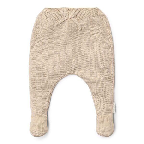 Little Dutch - Gebreide broek - Beige - Newborn Naturals