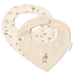 Little Dutch - 2-pack kerst slab – Beige