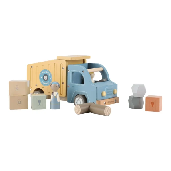 Little Dutch - Houten kiepwagen – Meerkleurig
