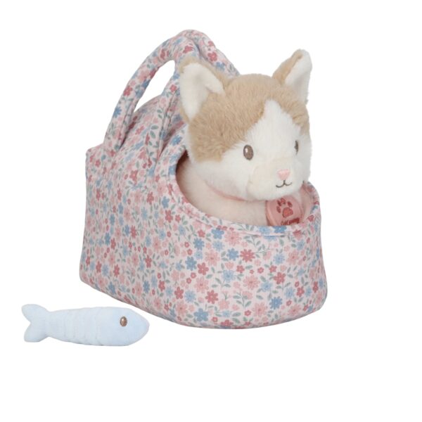 Little Dutch - Knuffelkat in tas – Meerkleurig