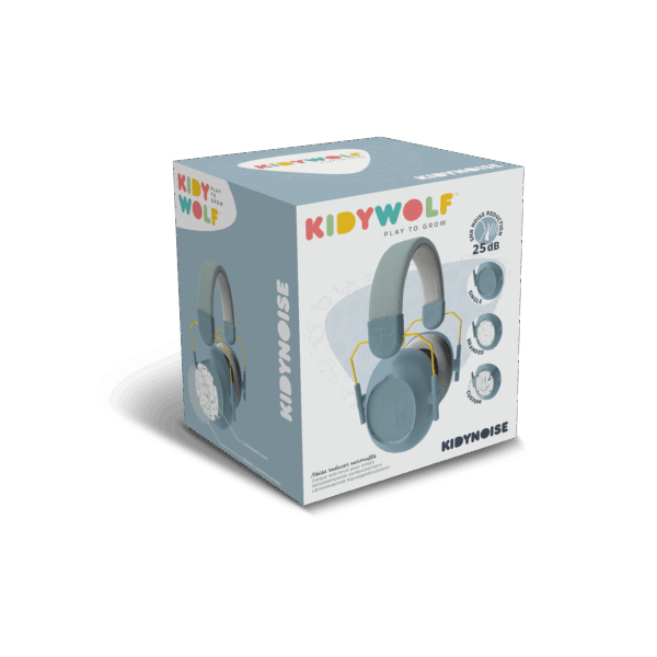 Kidywolf - Kidynoise Geluiddempende Koptelefoon - Blauw