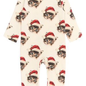 The New - Holiday Rib Jumpsuit - Gardenia Cat