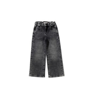 Your Wishes - Wide Leg Glitter Jeans  - Acid Grey