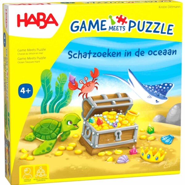 HABA - Game Meets Puzzle - Schatzoeken In De Oceaan