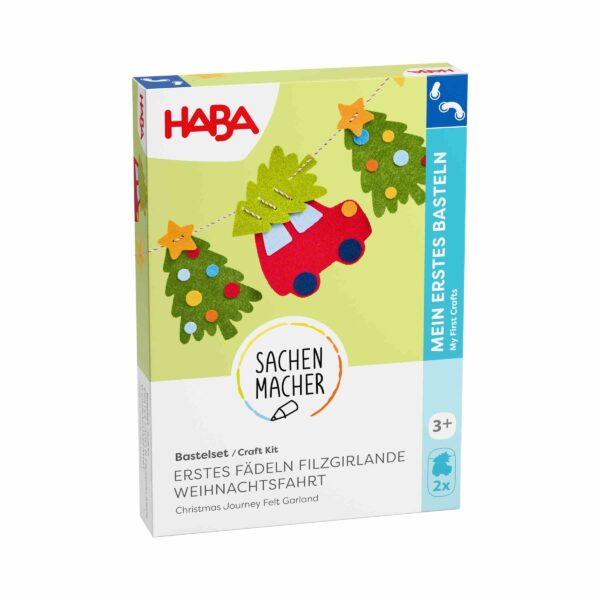 HABA - Bastelset - Vilten Kerst Rijgen