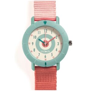 Djeco - Horloge - Pink Target