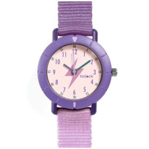 Djeco - Horloge - Purple Flash