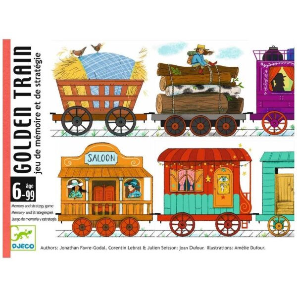 Djeco - Geheugenspel - Golden Train