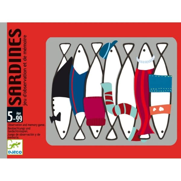 Djeco - Geheugenspel - Sardines