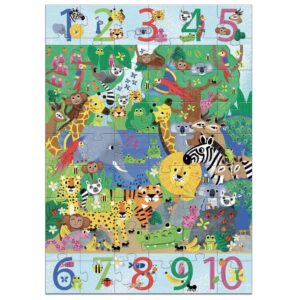 Djeco - Puzzel - 1 tot 10 Jungle - 54 Pcs
