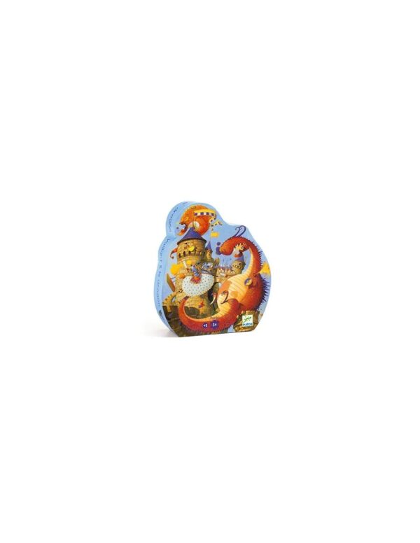 Djeco - Puzzel - Dappere Ridder En De Draken - 54 Stuks