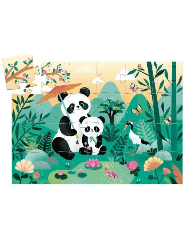 Djeco - Puzzel - Léo De Panda - 24 Stuks