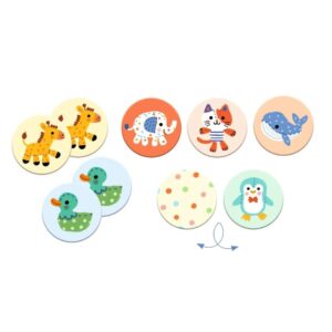 Djeco - Memory - Knuffeldieren