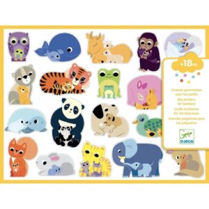 Djeco - Stickers - Dierenmoeders
