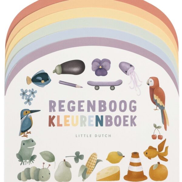 Little Dutch - Regenboog kleurboek