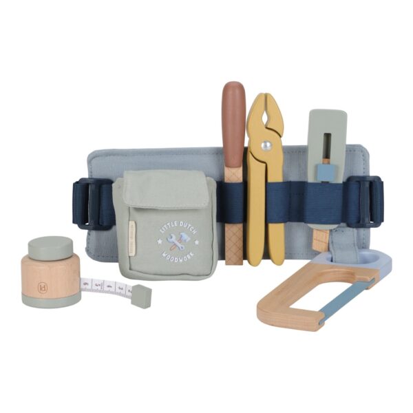 Little Dutch - Houten gereedschapsriem - Blauw - Essentials