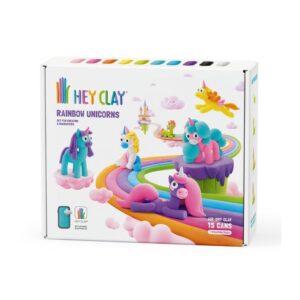 Hey Clay - Ranbow Unicorns - 15 potjes (15028)