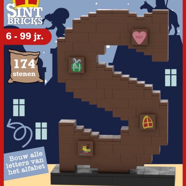 Sintbricks - Bouw je eigen chocoladeletter