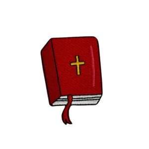 Het boek van Sinterklaas patch (7,5 x 6,4 cm) - De Schatten Van