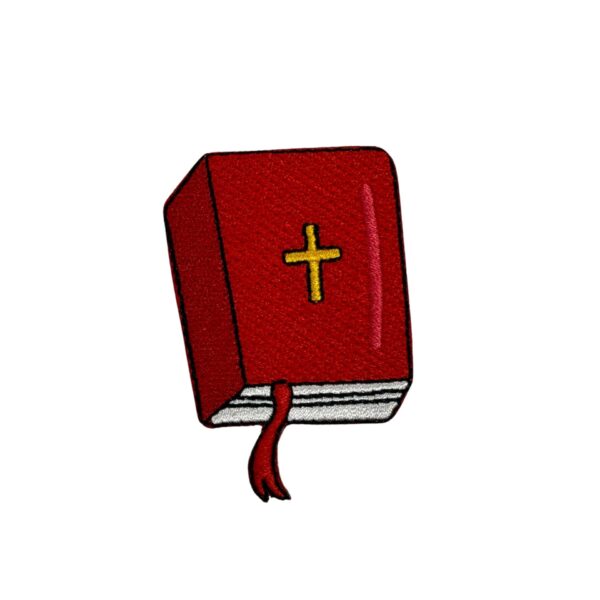 Het boek van Sinterklaas patch (7,5 x 6,4 cm) - De Schatten Van