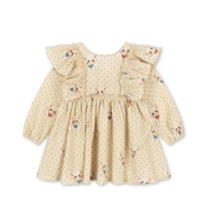 Konges Slojd - Elin Bow Dress Gots - Dot Miao Mist