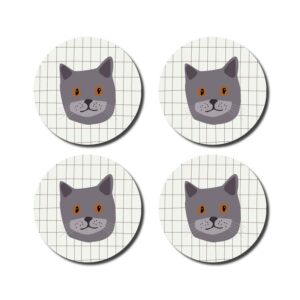 De Lange Tafel - Onderzetters - Katten