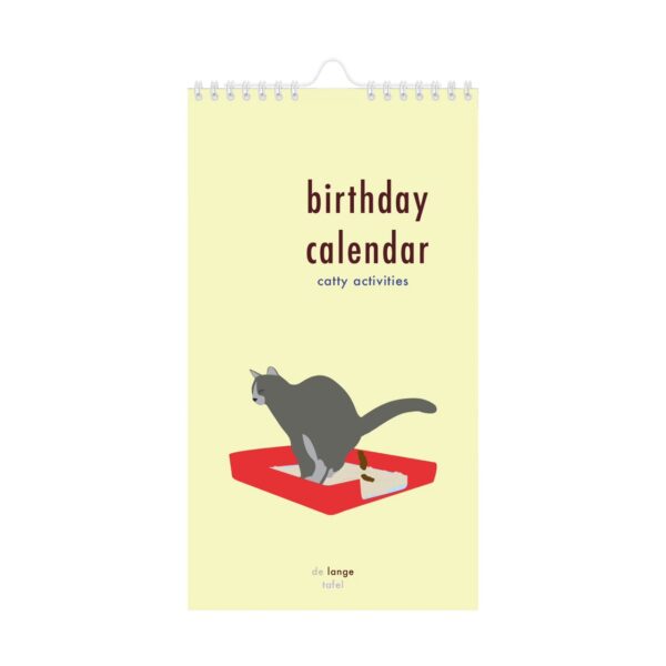 De Lange Tafel - Verjaardagskalender - Catty Activities