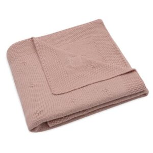 Jollein - Deken Wieg 75X100cm Cosy Knit Wild Rose