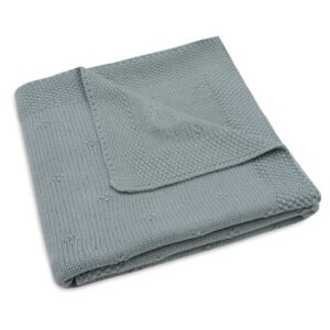 Jollein - Deken Wieg 75X100cm Cosy Knit Sea Green