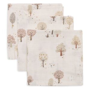 Jollein - Hydrofiel Monddoekje 31X31cm Tiny Park (3Pack)