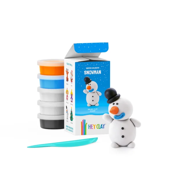 Hey Clay - Winter Holidays Snowman - 5 cans