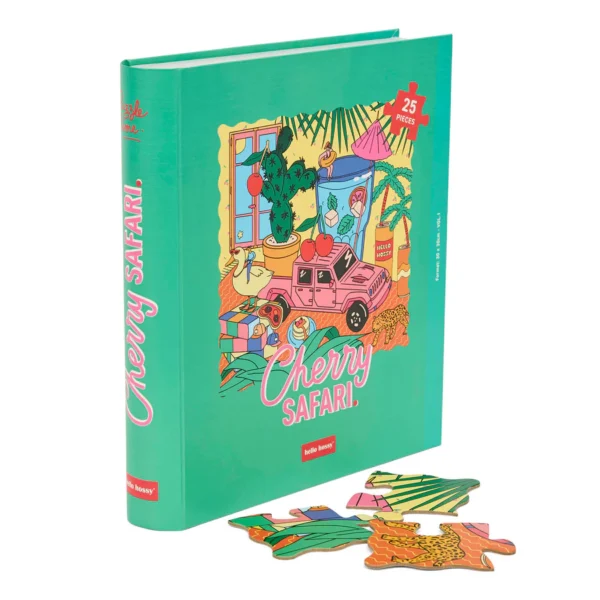 Hello Hossy - Cherry Safari puzzel 25 stukjes