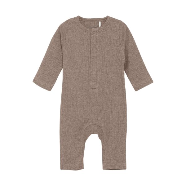 Fixoni - Romper Melange Rib Fixoni - Romper Melange Rib - Brown