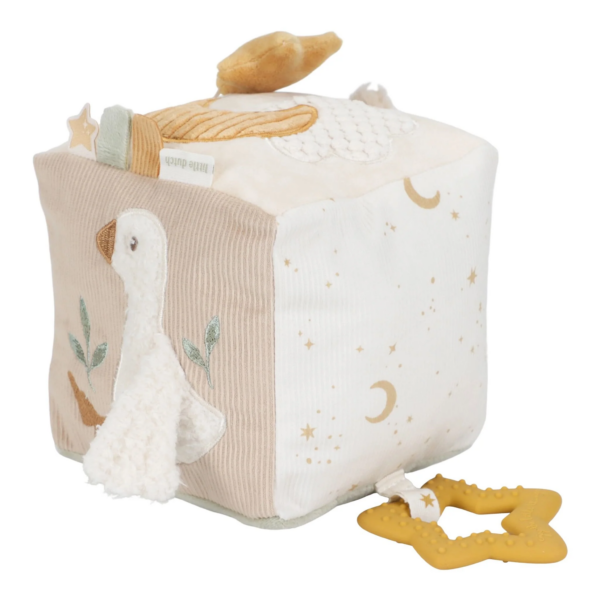 Activiteitenkubus - Beige - Newborn Natural