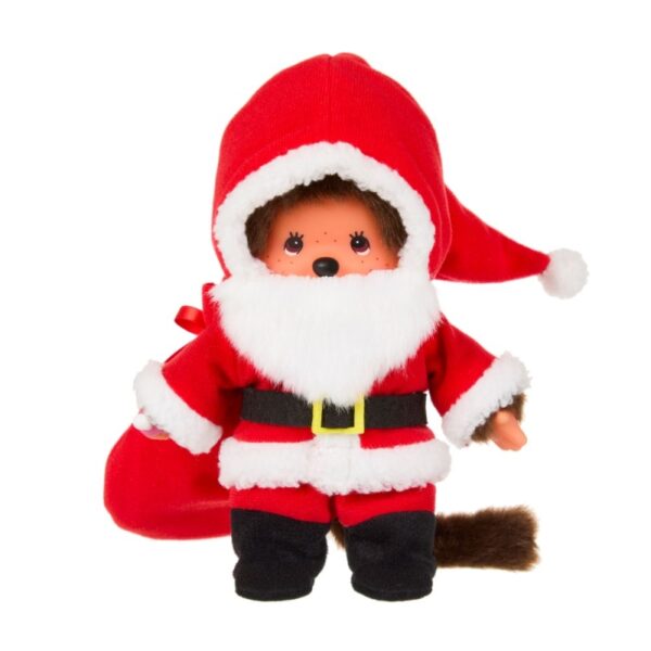 Monchhici - Jongen in kerstmanpak (20 cm)