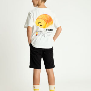Strøm - T-Shirt - Bp Pain Au Chocolat Details - Off White
