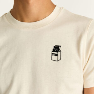 Strøm - T-Shirt - Fp Cat Milk - Natural Raw