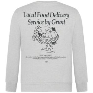 Grunt - Lucian Crew Sweat - Snow Melange