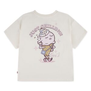 Levi's Girls - Just Chilling Oversized Ss - Antique White - Te-S/S Tee