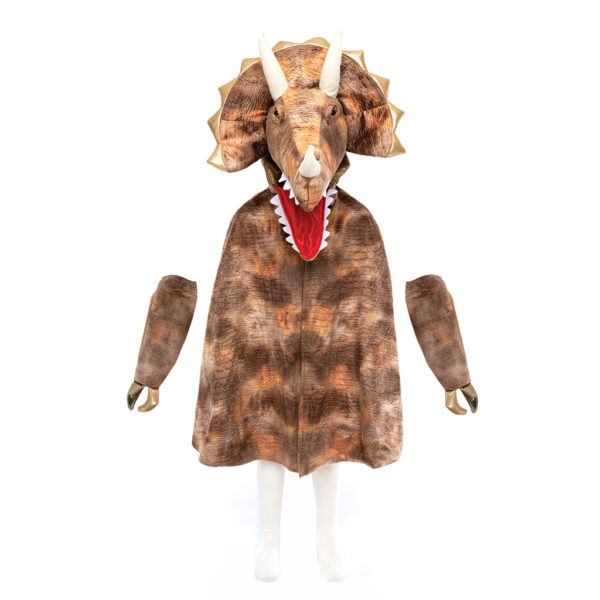 Great Pretenders - Grandasaurus Triceratops Cape with Claws, SIZE US 7-8