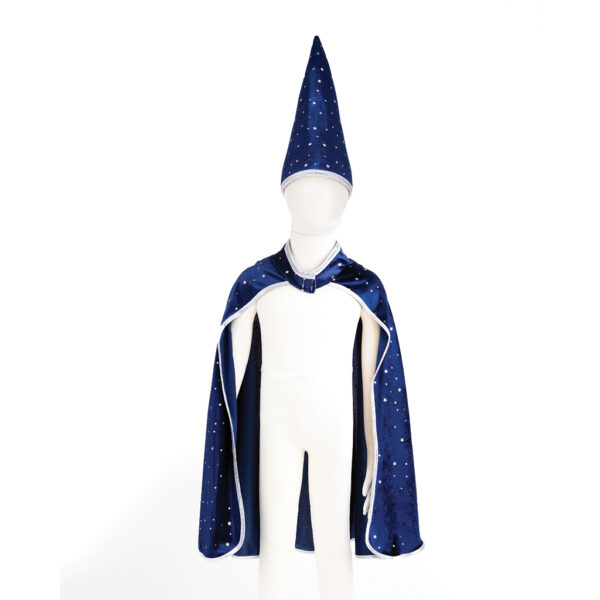 Great Pretenders - Blue Wizard Cape with Hat, 104-116