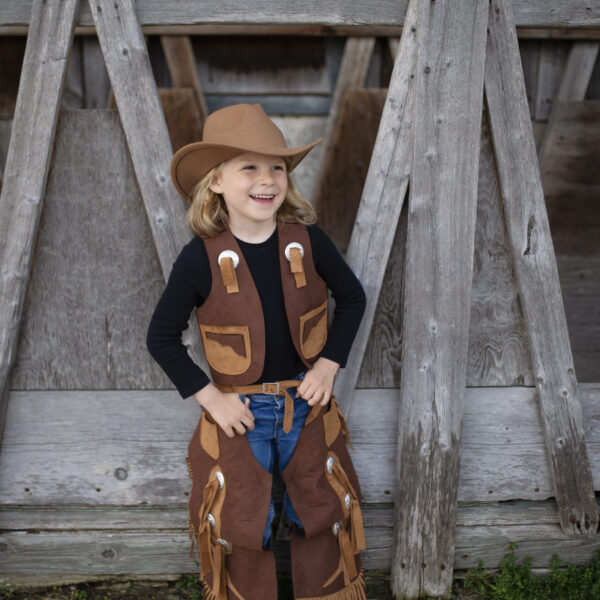 Great Pretenders - Cowboy Vest with Chaps, SIZE US 7-8