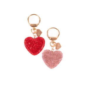 Great Pretenders - Sparkling Crystal Heart Bag Charm