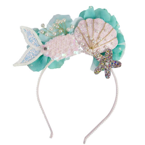 Great Pretenders - Mermalicious Headband, Teal