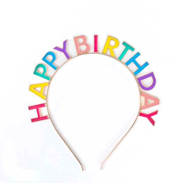 Great Pretenders - Happy Birthday Multicolour Headband