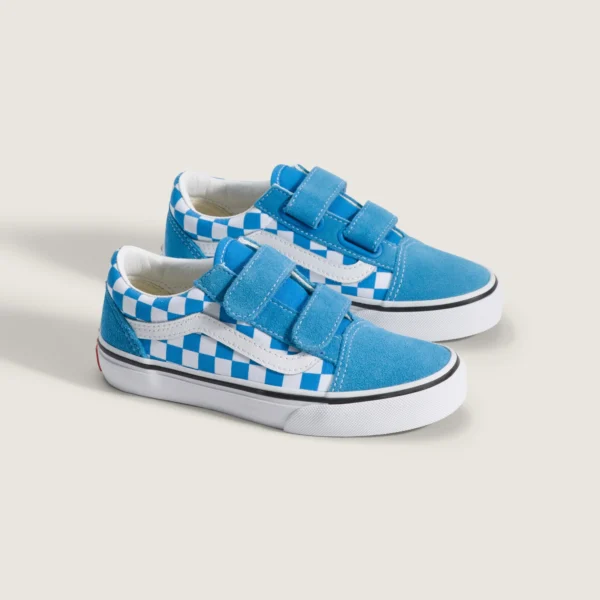Vans - Old Skool V Color Theory Checkerboard - Bright Azure