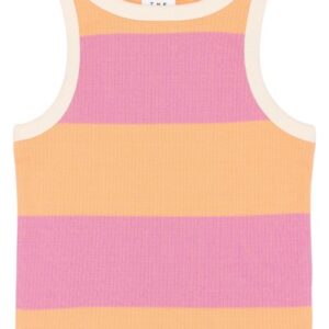The New - Tatiana Rib Top - Cashmere Rose Striped