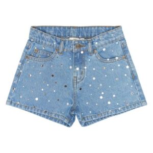 The New - Romina Regular Fit Denim Shorts - Light Blue Denim